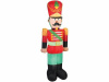 6.5 Foot Tall Red Nutcracker Christmas Inflatable